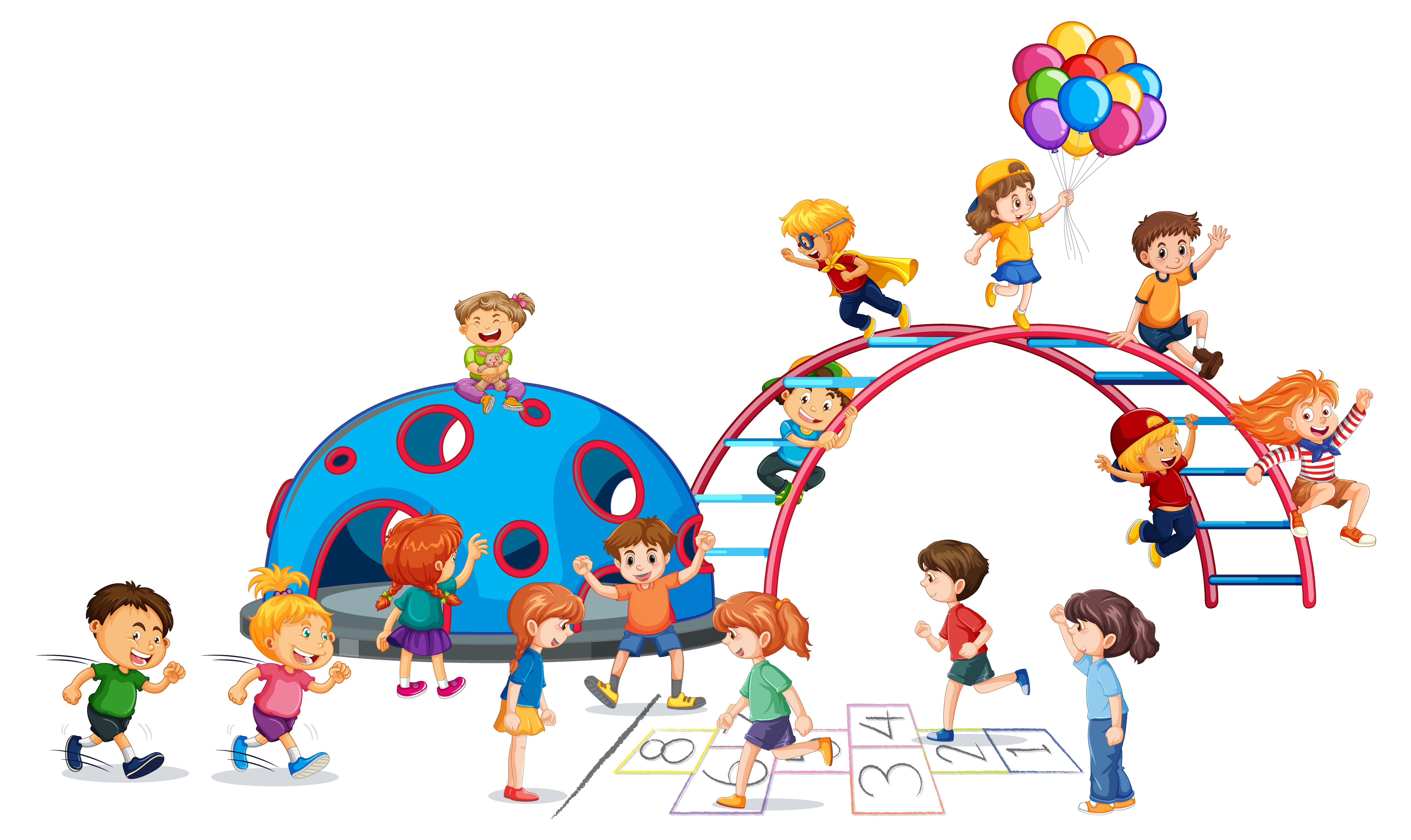 Children playing at Kidzee